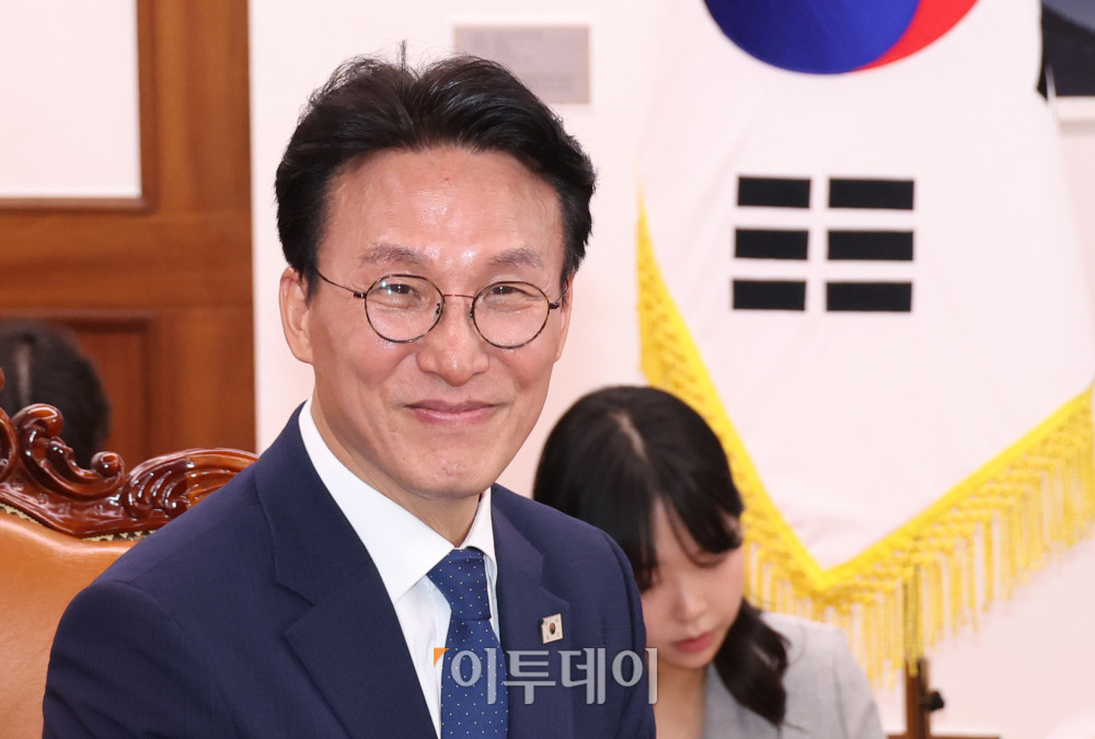 ▲김민석 국무총리가 4일 서울 여의도 국회에서 우원식 국회의장을 예방하고 있다. 고이란 기자 photoeran@