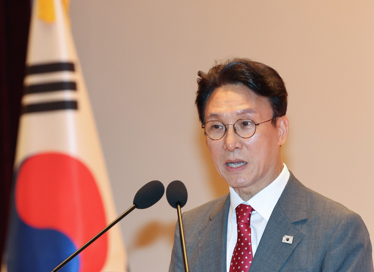 ▲김민석 국무총리가 7일 정부세종청사 대강당에서 열린 취임식에서 취임사를 하고 있다. (연합뉴스)