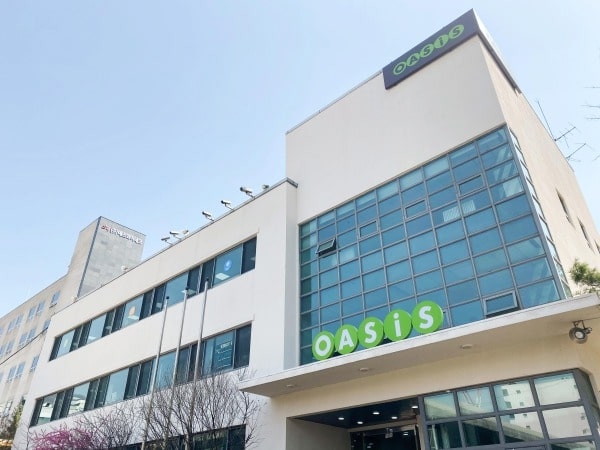 ▲㈜오아시스 본사 전경 (사진제공=오아시스)