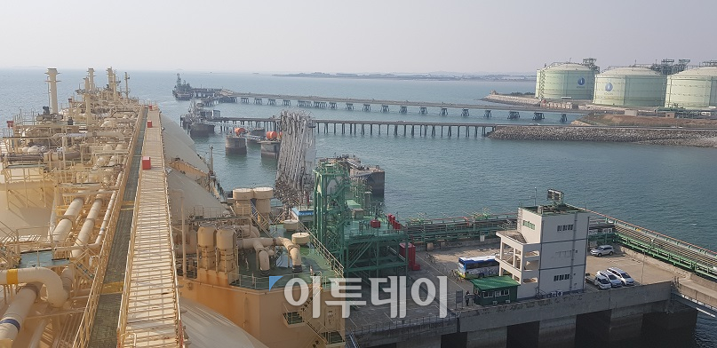 ▲평택 액화천연가스(LNG) 생산기지 전경. (이투데이DB)