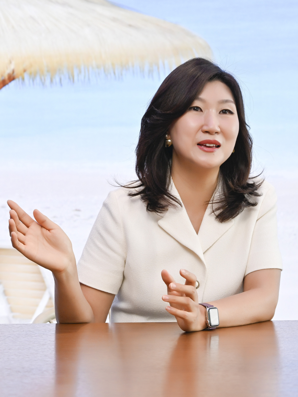 ▲김하진 하나은행 클럽원(Club1) 한남 PB센터 부장이 8일 서울 용산구 하나은행 클럽원 한남 PB센터에서 이투데이와 인터뷰를 하고 있다. 조현호 기자 hyunho@ (이투데이DB)