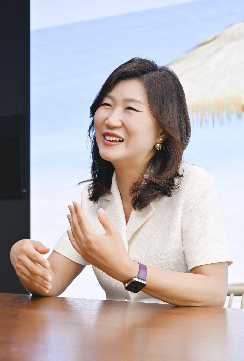 ▲김하진 하나은행 클럽원(Club1) 한남 PB센터 부장이 8일 서울 용산구 하나은행 클럽원 한남 PB센터에서 이투데이와 인터뷰를 하고 있다. 조현호 기자 hyunho@ (이투데이DB)