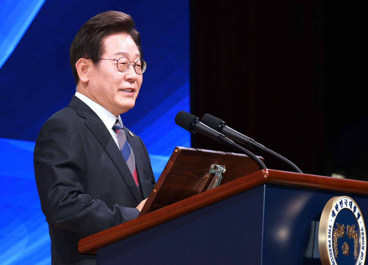 ▲이재명 대통령, 세계정치학회 서울총회 개막 연설 (연합뉴스)