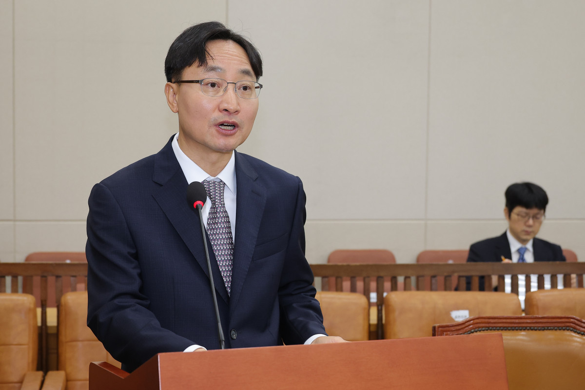 ▲임광현 국세청장 후보자가 15일 서울 여의도 국회 기획재정위원회에서 열린 인사청문회에서 발언하고 있다. (연합뉴스)