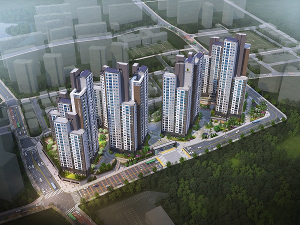 ▲전주 라온프라이빗 조감도 