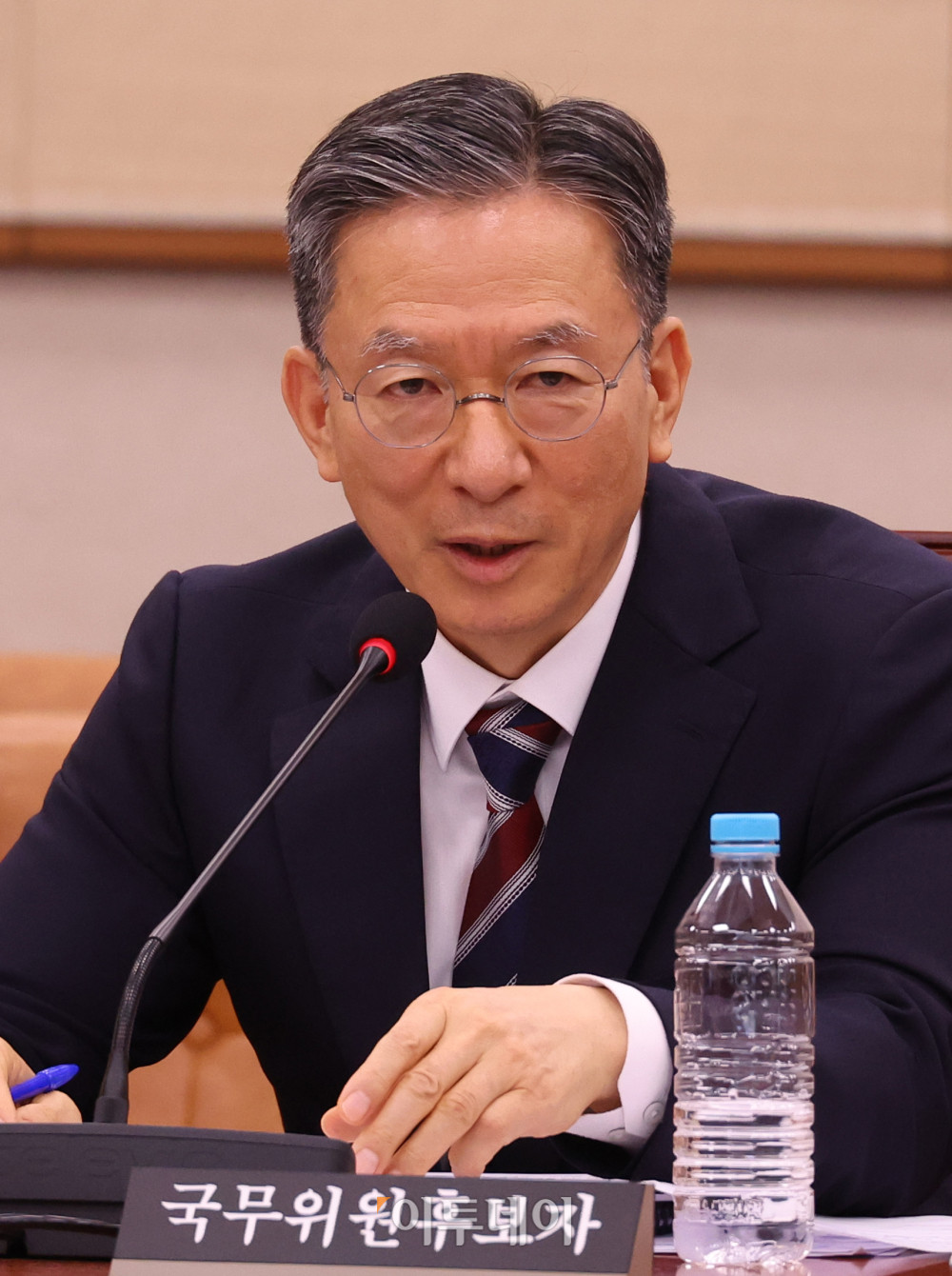 ▲정성호 법무부 장관 후보자가 16일 서울 여의도 국회 법제사법위원회에서 열린 인사청문회에서 의원 질의에 답하고 있다. 고이란 기자 photoeran@