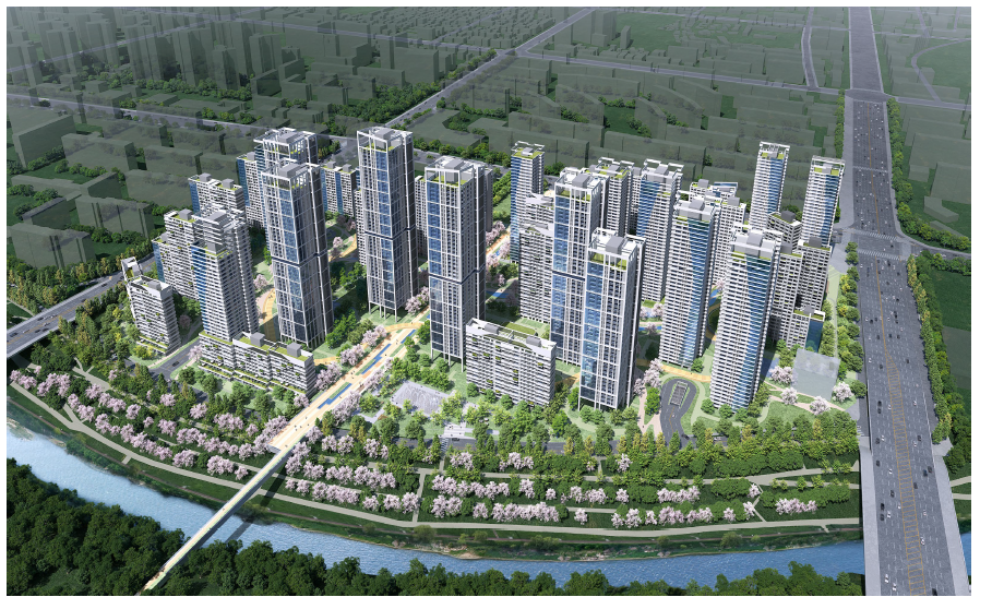 ▲대치미도아파트 조감도 (강남구)