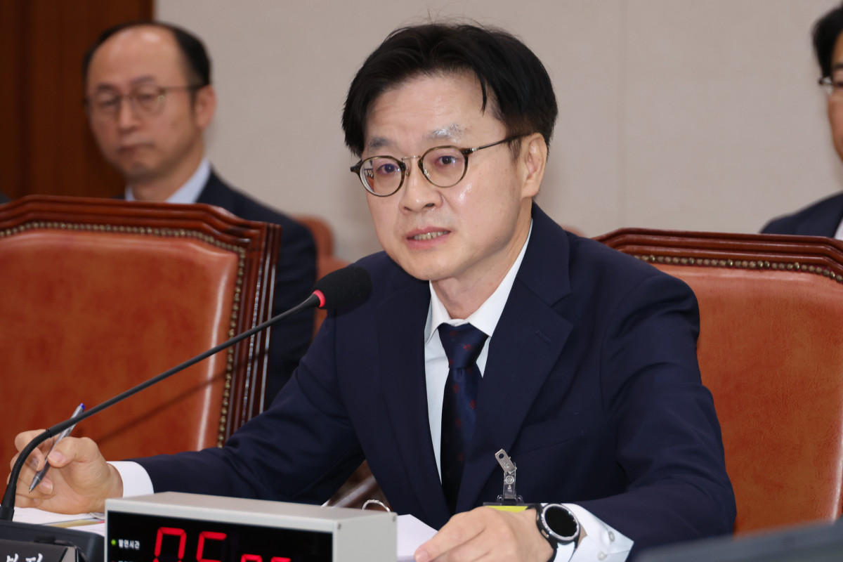 ▲김정관 산업통상자원부 장관 후보자가 17일 국회 산업통상자원중소벤처기업위원회에서 열린 인사청문회에서 위원 질의에 답하고 있다. (연합뉴스)