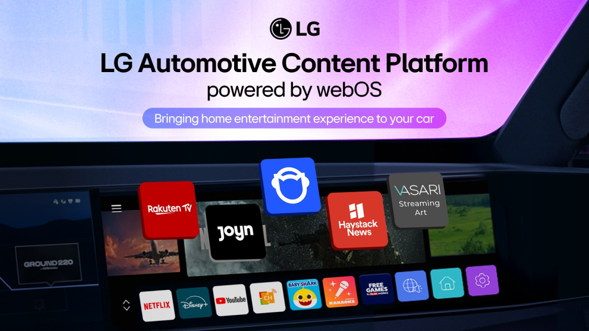 ▲LG전자가 웹OS 자동차 콘텐츠 플랫폼으로 유럽 신형 기아차 모델에 프리미엄 스트리밍 서비스 제공한다. (출처=LG)