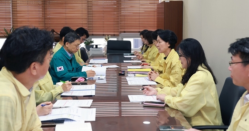 ▲집중호우 비상대책회의를 주재하는 최은옥 교육차관 (교육부)