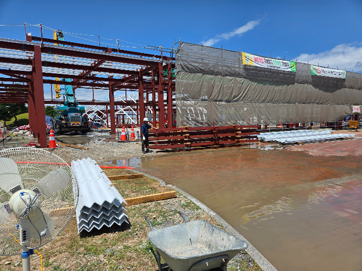 ▲경주 APEC 시설 공사 현장 (사진제공=경북도청 )