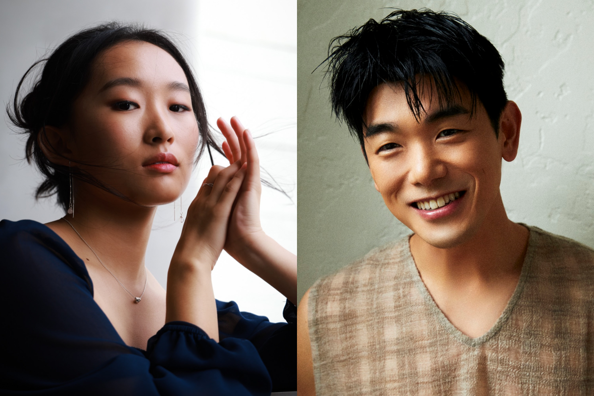 ▲유지영(왼쪽), 에릭남. (사진제공=Amir Shafii, Kigon Kwak)