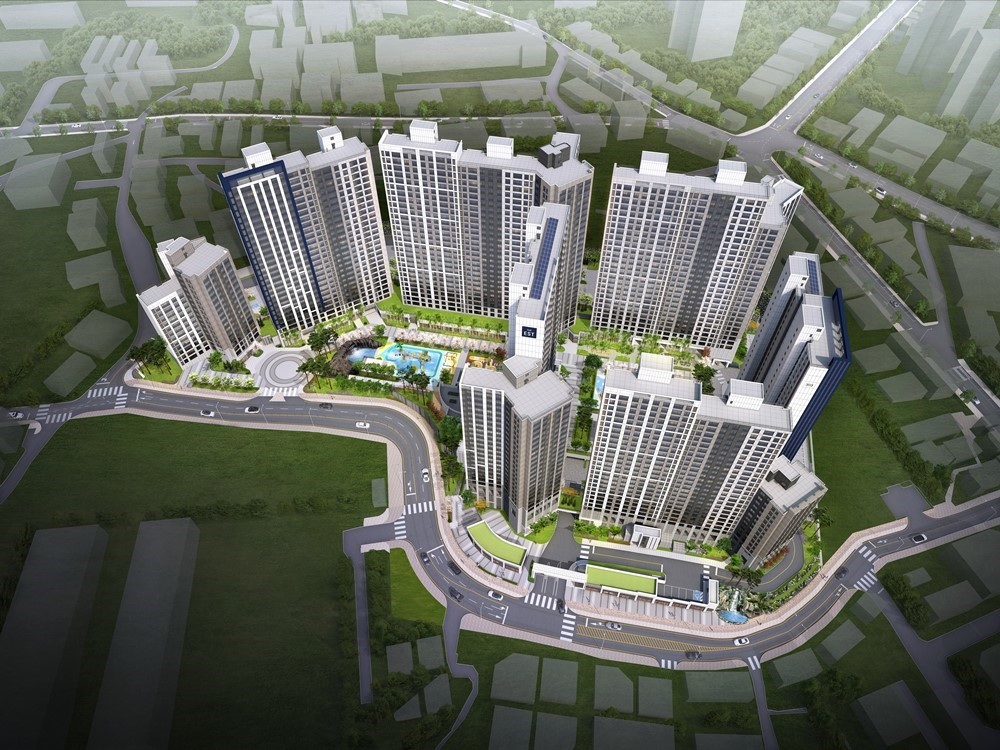 ▲동문건설 '파주 문산역 3차 동문 디 이스트 센트럴' 조감도 (동문건설 제공)