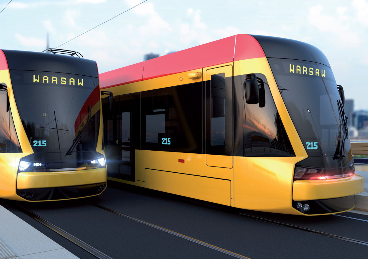 ▲2019년 현대로템이 낙찰받은 바르샤바 트램 조감도. (사진= 현대로템)