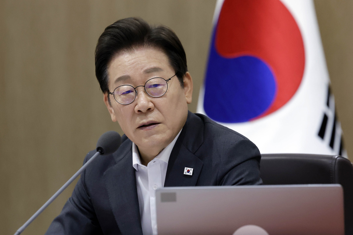 ▲이재명 대통령이 22일 서울 용산 대통령실 청사에서 열린 국무회의에서 발언하고 있다. 2025.07.22.  (뉴시스)