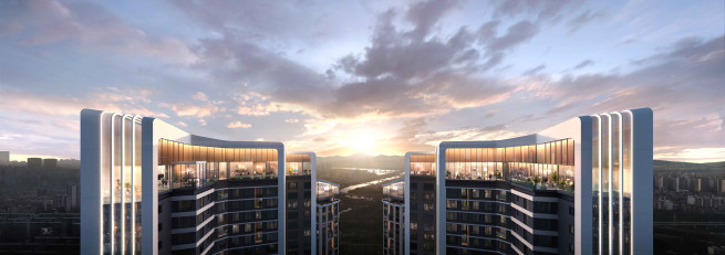 ▲'래미안 루미원' 스카이 커뮤니티. (사진제공=삼성물산)