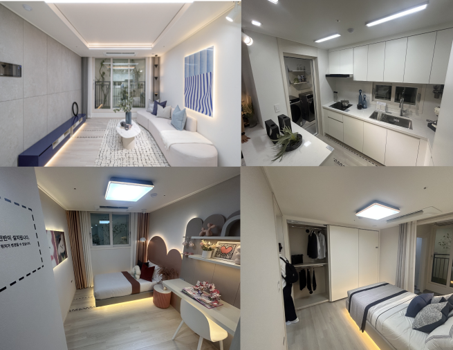 ▲경기 남양주시 별내동 남양주왕숙지구 A-1 블록 주택전시관 내 견본주택. (천상우 1000tkddn@)