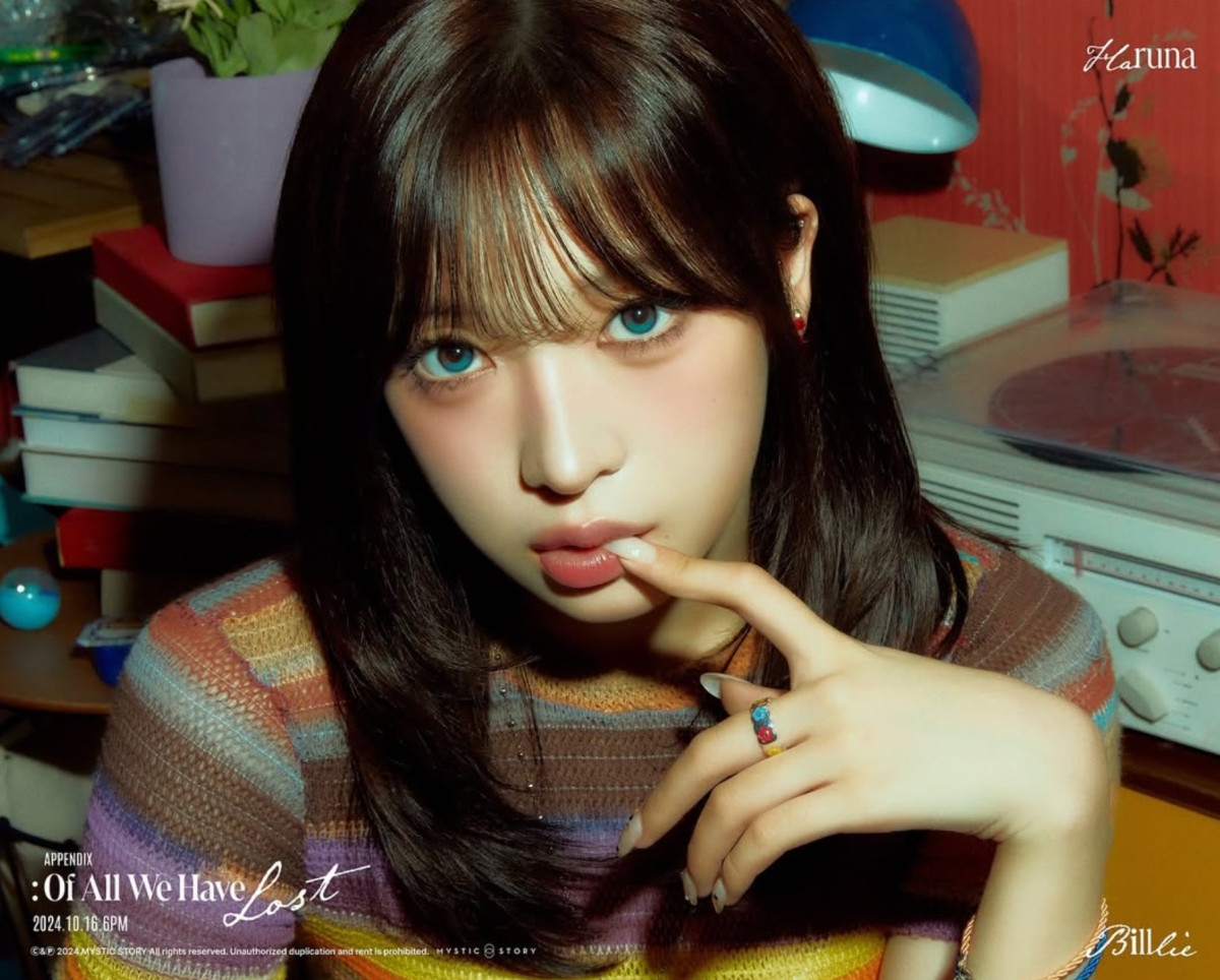 ▲빌리 멤버 하루나. (출처=빌리 공식SNS)