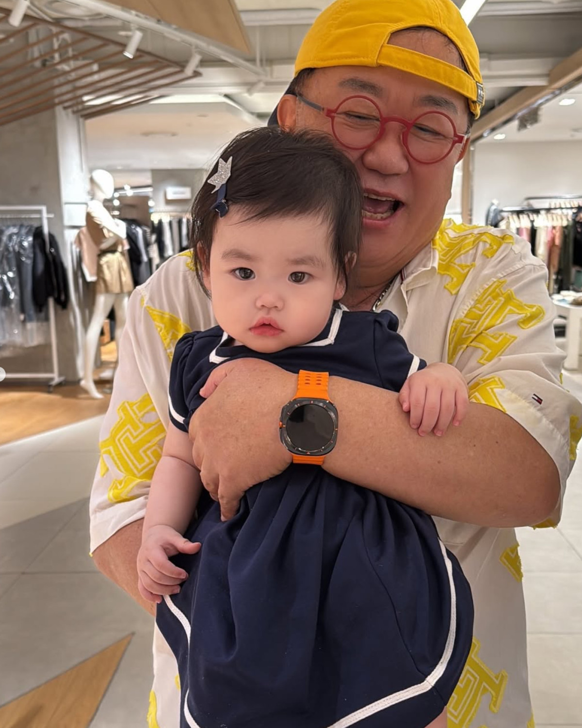 ▲개그맨 이용식과 박수홍의 딸 재이. (출처=김다예SNS)