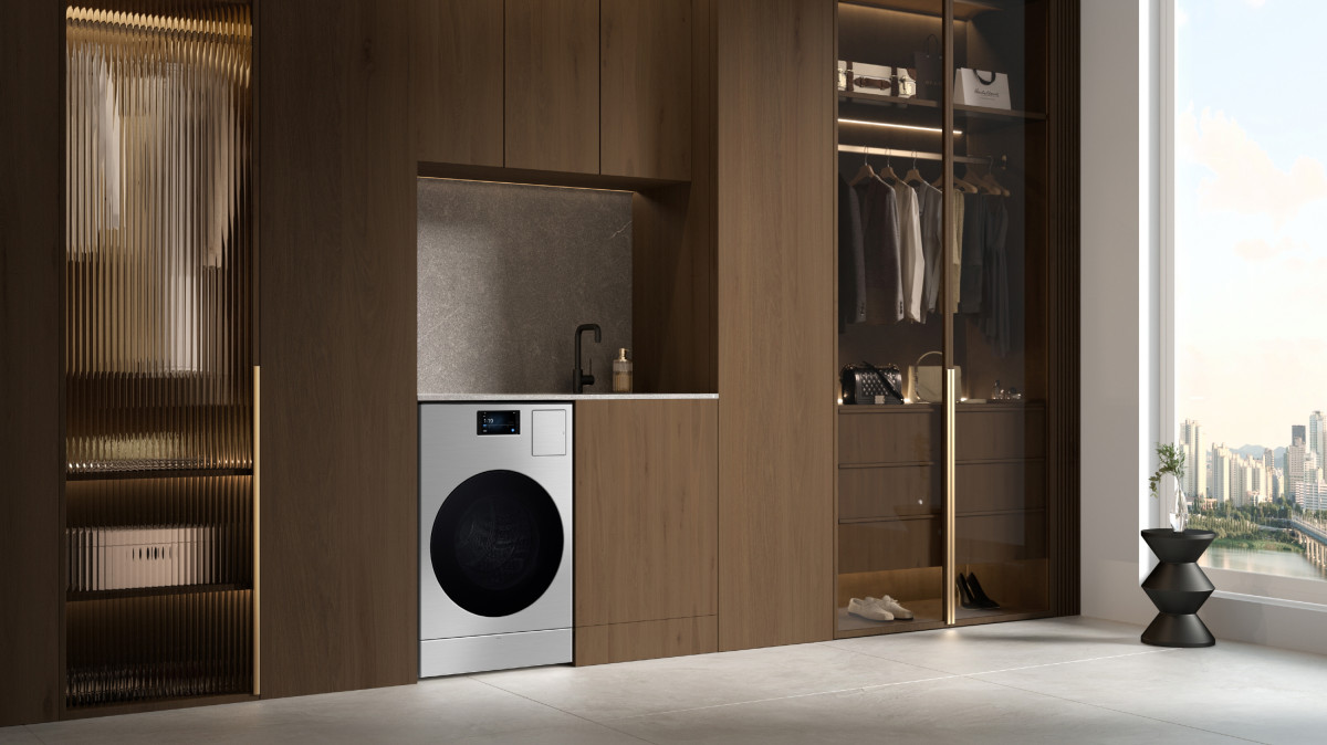 ▲삼성전자의 프리미엄 올인원 세탁건조기 '인피니트 AI 콤보' 라이프스타일 이미지 (자료제공=삼성전자)