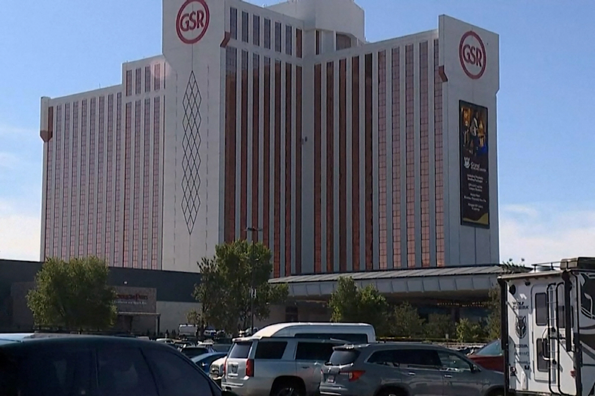 ▲28일(현지시간) 총기 난사가 벌어진 미국 네바다주 카지노 리조트 전경. 리노(미국)/로이터연합뉴스