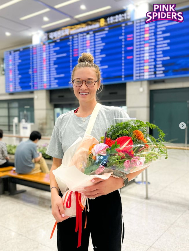 ▲레베카 라셈 (출처=흥국생명 핑크스파이더스 인스타그램 캡처)