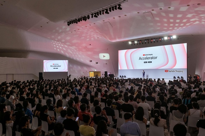 ▲사진 : 지난 24일 서울 동대문디자인플라자(DDP)에서 '유튜브 쇼핑 액셀러레이터' 행사가 진행됐다
