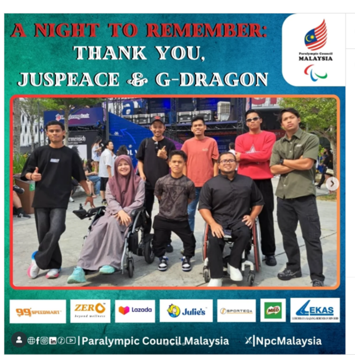 ▲(출처=말레이시아 패럴림픽 위원회 공식 인스타그램 캡처)