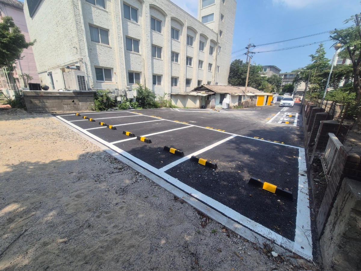 ▲용산구 이촌2동 자투리땅 주차장 사진. (사진제공=용산구)