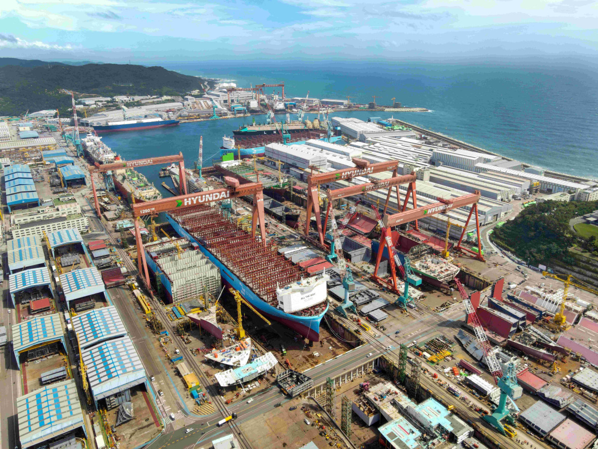 ▲HD현대중공업 야드 전경. (사진= HD현대중공업)