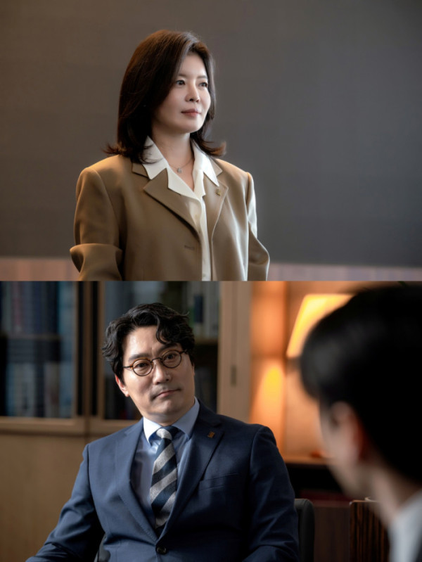 ▲'에스콰이어' 김여진, 홍서준(사진 제공=㈜비에이엔터테인먼트, SLL, 스튜디오S)