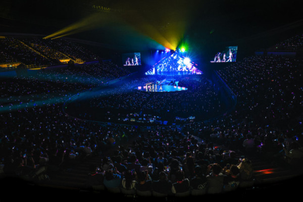 ▲르세라핌 타이베이 공연(사진제공=쏘스뮤직)