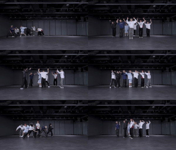 ▲NCT DREAM 'BTTF' 안무 연습 영상(사진제공=SM엔터테인먼트)