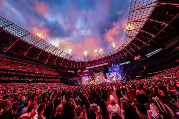 ▲스트레이 키즈 런던 공연(사진제공=JYP엔터테인먼트)