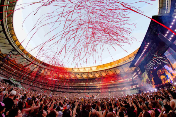 ▲스트레이 키즈 월드투어 일환 마드리드 공연(사진제공=JYP엔터테인먼트)