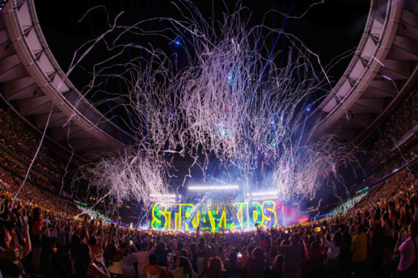 ▲스트레이 키즈 월드투어 일환 마드리드 공연(사진제공=JYP엔터테인먼트)