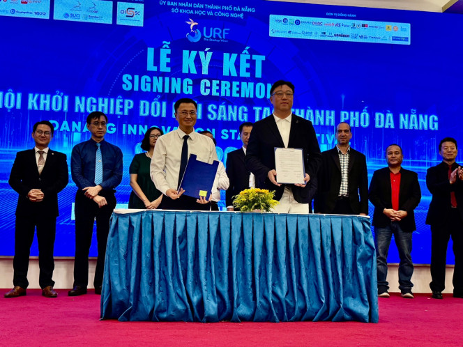 ▲코리아스타트업포럼, 베트남 다낭시 혁신창업지원센터와 MOU 체결 (사진제공=코리아스타트업포럼)