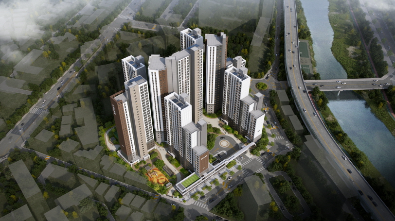 ▲호현 센트럴 아이파크 조감도