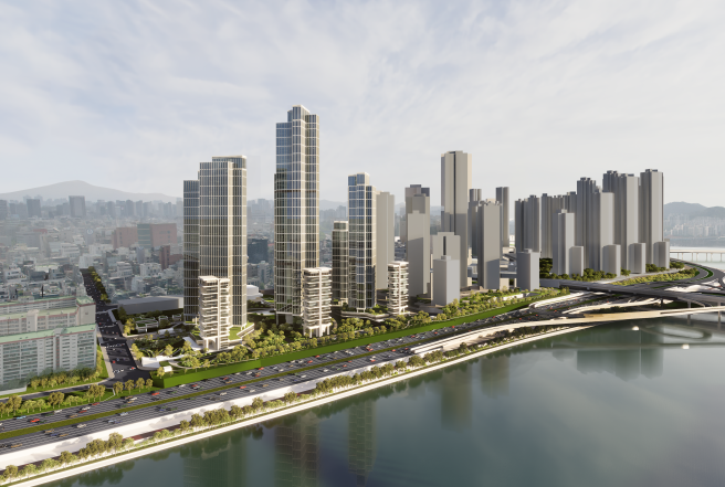 ▲압구정 5구역 조감도. (사진제공=서울시)