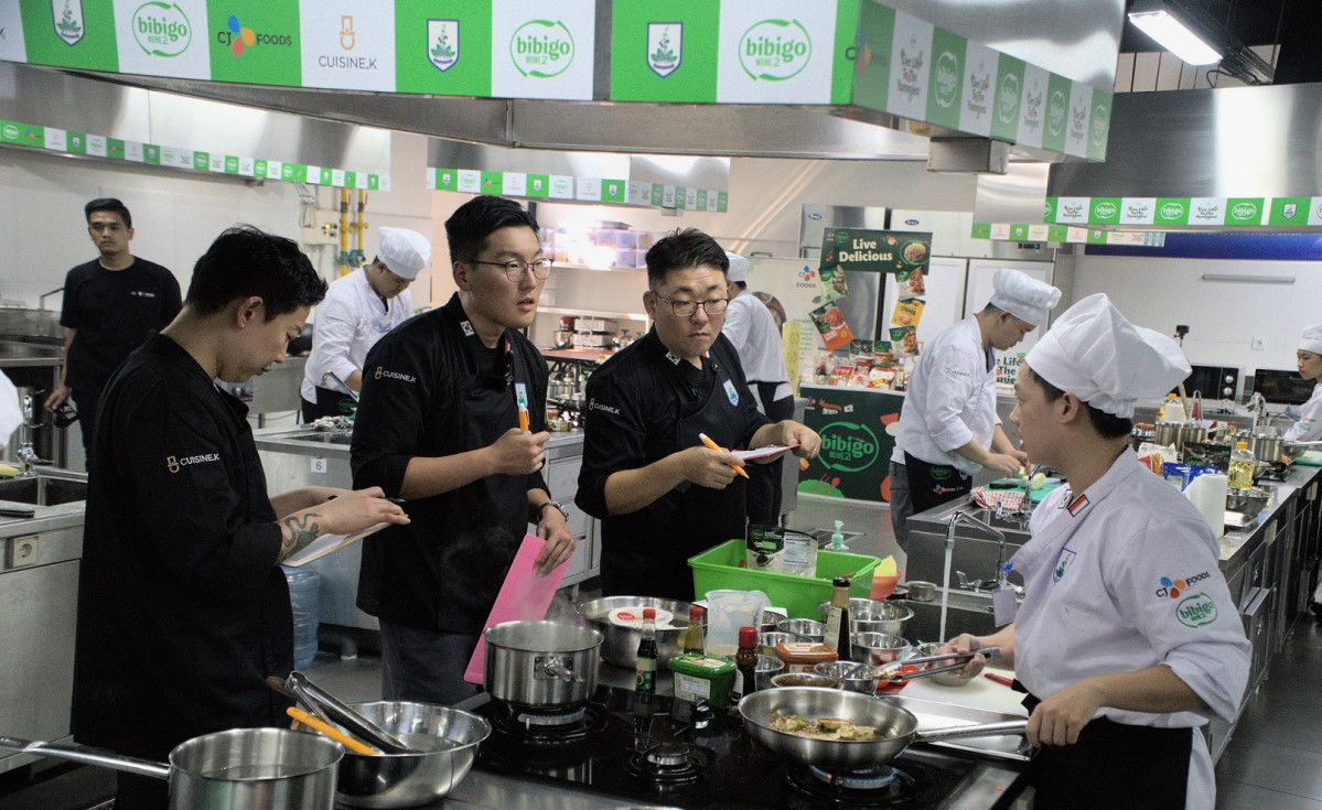 ▲ CJ제일제당 '비비고X세이지스 영셰프 요리대회 2025' 경연 현장. (사진제공=CJ제일제당)