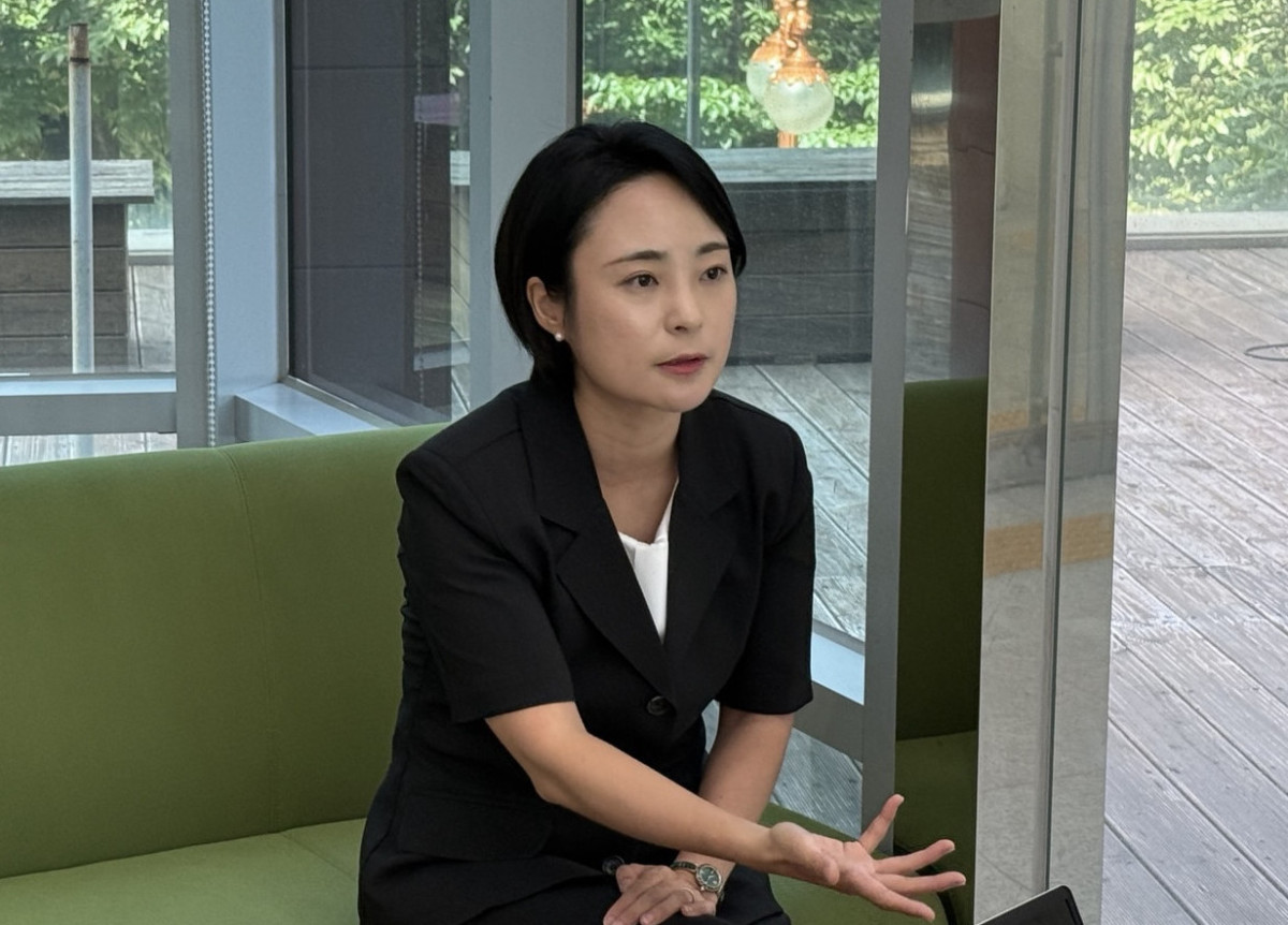 ▲5일 손수조 국민의힘 청년최고위원 후보가 이투데이와 국회 소통관에서 인터뷰하고 있다. 유진의 기자 jinny0536@