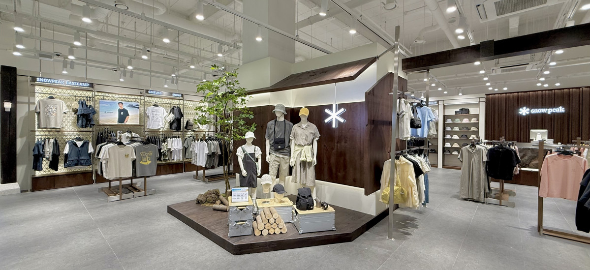 ▲7일 오픈하는 프리미엄아울렛 기흥점 '스노우피크 베이스캠프' 매장 전경 (사진제공=롯데쇼핑)