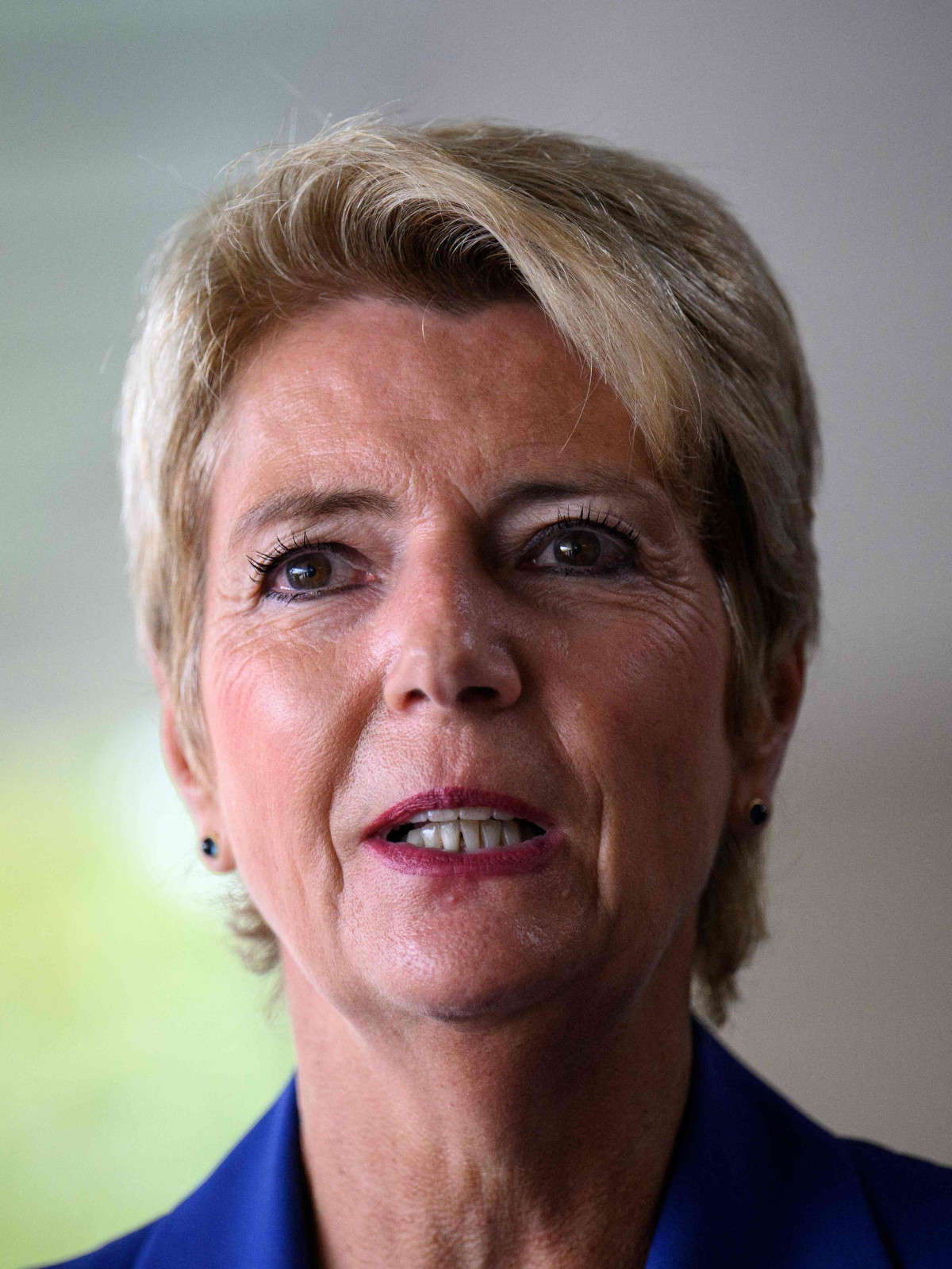 ▲6일(현지시간) 워싱턴 D.C.에서 카린 켈러주터 스위스 대통령이 마코 루비오 미 국무장관과 회담 후 기자들과 만나 발언하고 있다. (워싱턴 D.C./AFP연합뉴스)