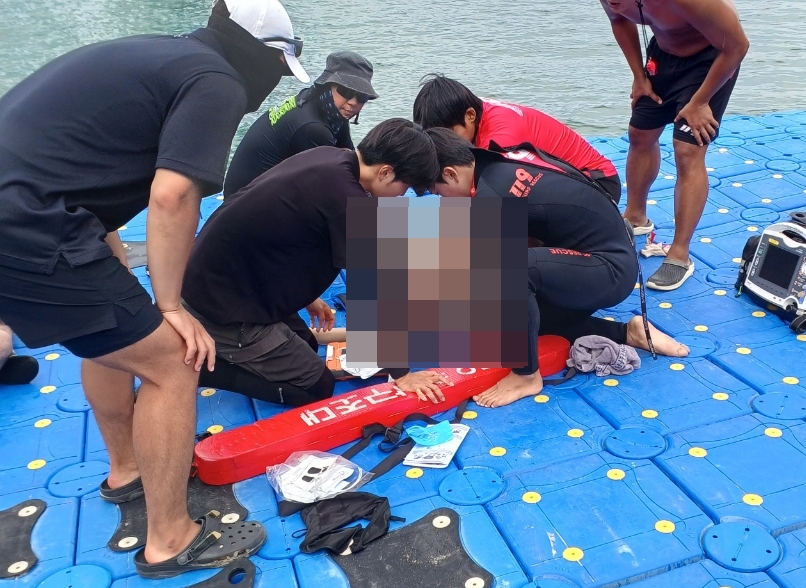 ▲송도해양레포츠센터 사고현장 (연합뉴스 )