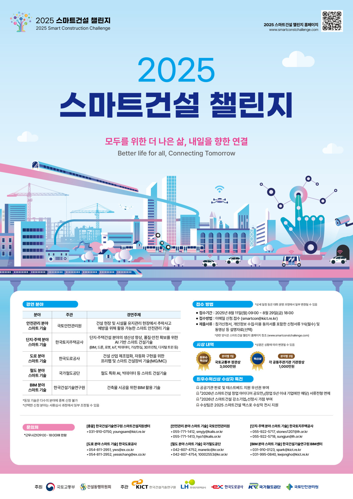 ▲'2025 스마트건설 챌린지' 포스터. (사진제공=국토교통부)