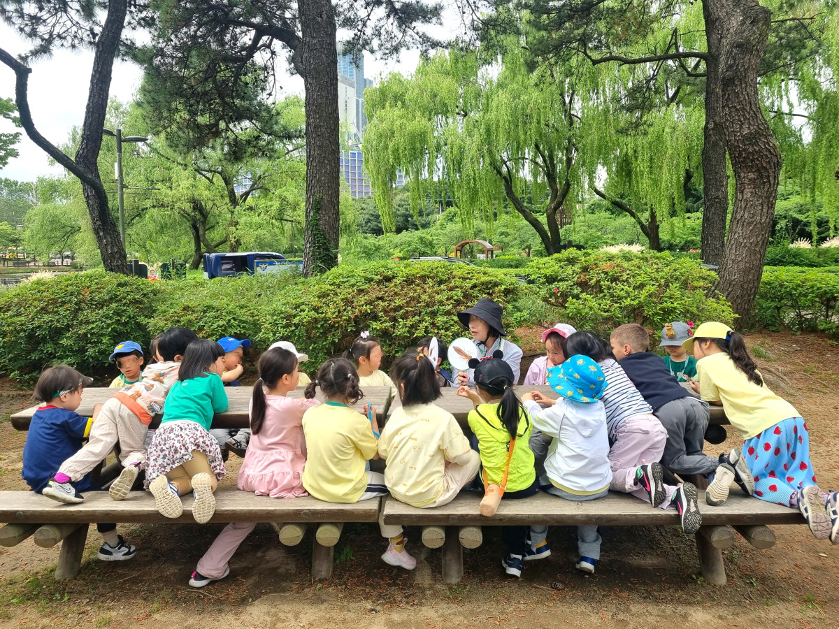 ▲용산구 어린이 생태 환경교육 현장 이미지. (사진제공=용산구)