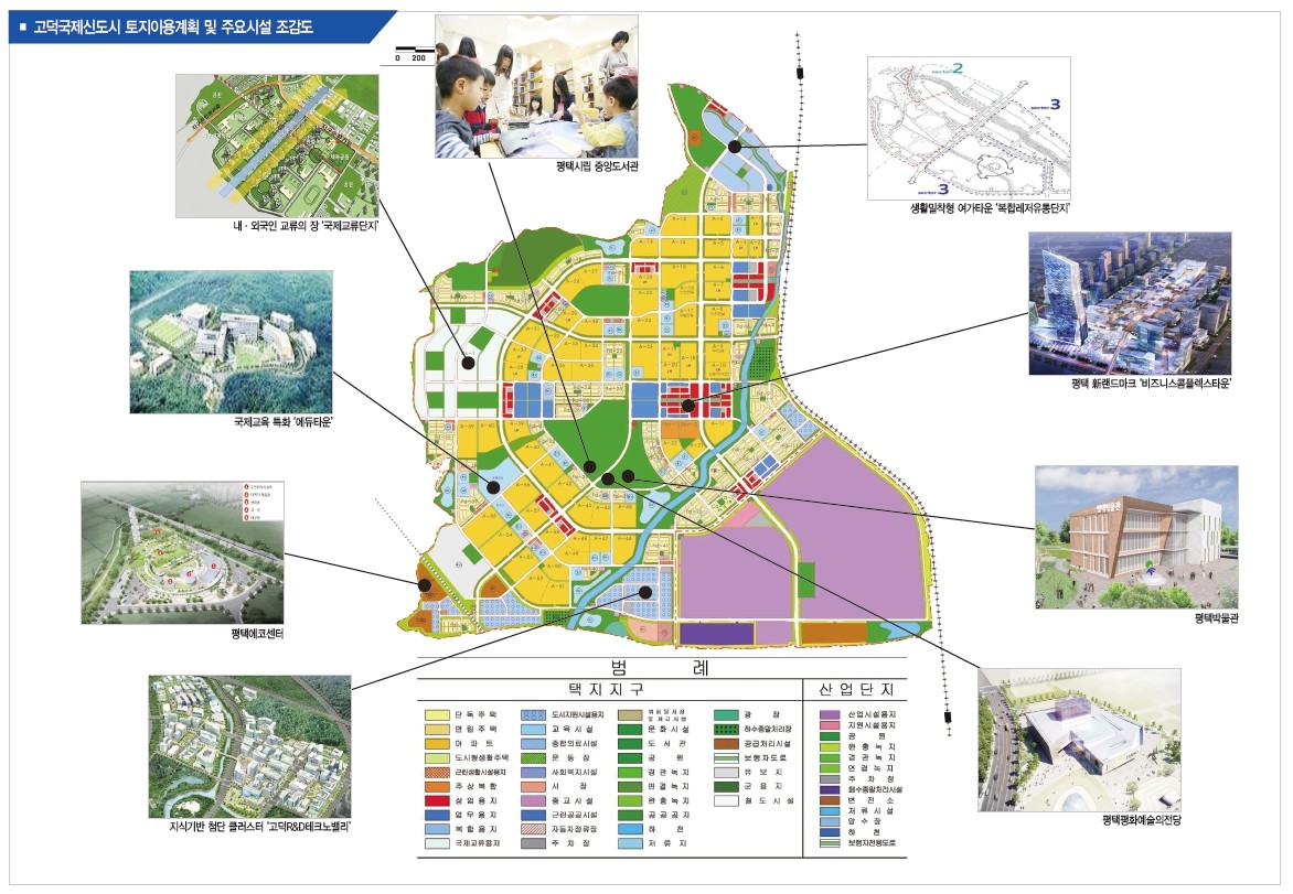 ▲평택 고덕국제신도시 조감도. (평택시)