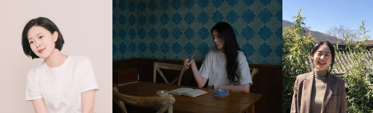 ▲왼쪽부터 한여진, 성해나, 전기화 (창비)