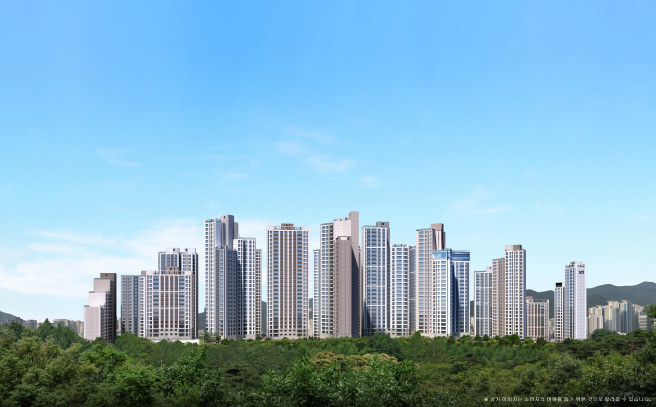 ▲'안양자이 헤리티온' 투시도. (사진제공=GS건설)