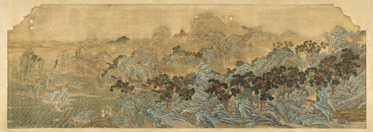 ▲이상범의 '삼선관파도' (국가유산청)